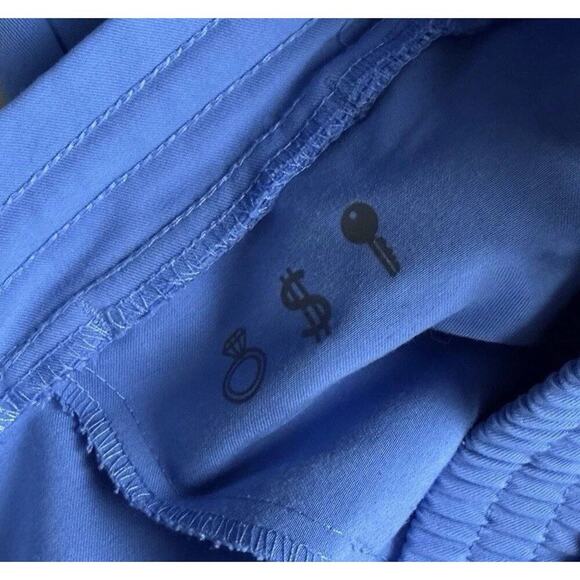 FIGS Yola Skinny Scrub Pant Womens L Blue Nurse Uniform Stretch TW2000R 1356 - Picture 15 of 16